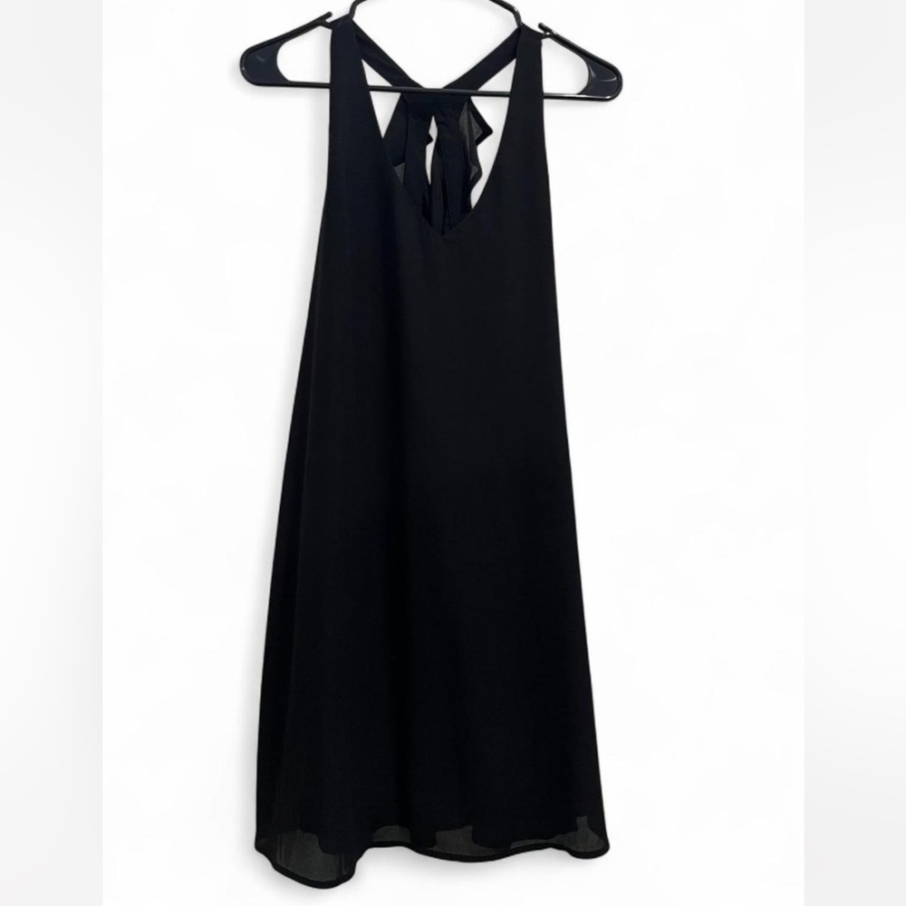 Elegant Black Halter Dress